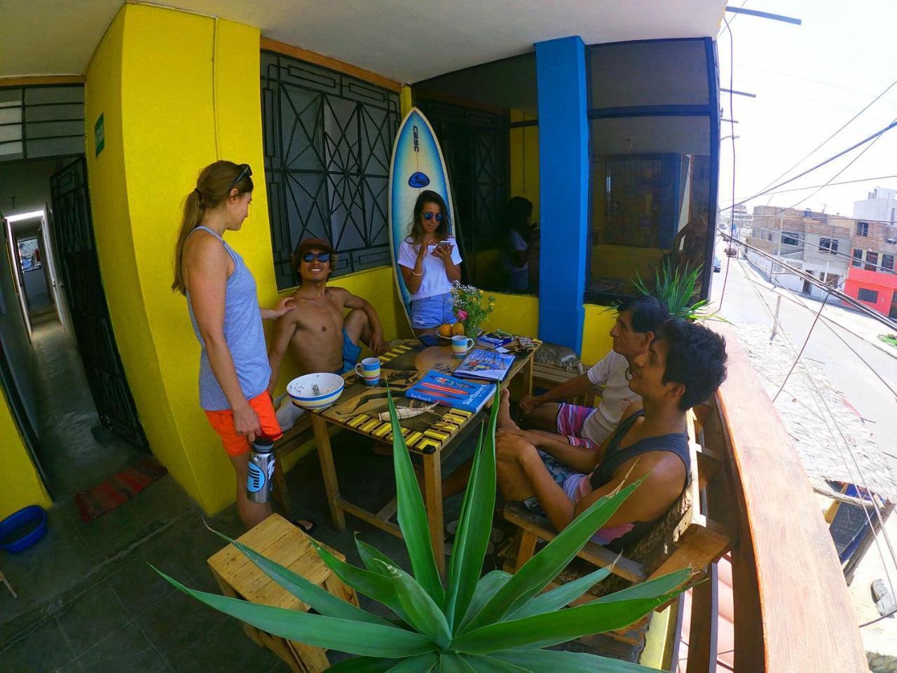 Indigan Surf Hostal Huanchaco Bagian luar foto