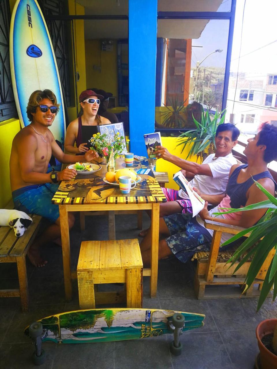 Indigan Surf Hostal Huanchaco Bagian luar foto